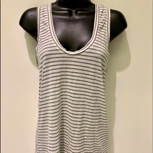 Racer back long tank top